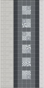 Напольная вставка STG/С406/1270 Амальфи орнамент серый 9.9x9.9 Kerama Marazzi