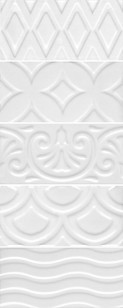 Настенная плитка 16017 Авеллино белый структура 7.4x15 Kerama Marazzi