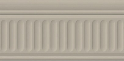 Бордюр Бланше 19050/3F серый структурированный 20x9.9 Kerama Marazzi