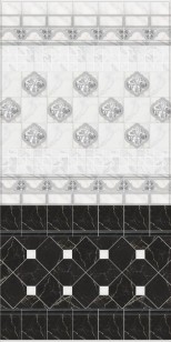 Декор Фрагонар HGD/B263/17052 чёрный 15x15 Kerama Marazzi
