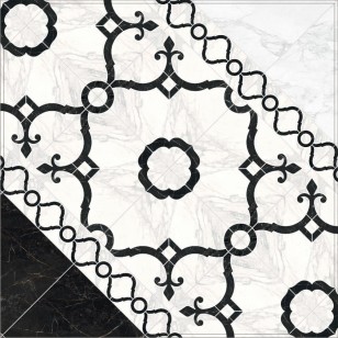 Настенная плитка Фрагонар 16074 чёрный грань 7.4x15 Kerama Marazzi