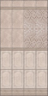 Декор Гран Пале MM6361 серый мозаичный 25x40 Kerama Marazzi