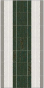 Панно Кампьелло зеленый 51x28.5 (6 частей) AD/E333/6x/2926 Kerama Marazzi