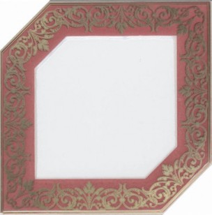 Декор Клемансо HGD/B250/18000 розовый 15x15 Kerama Marazzi