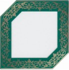 Декор Клемансо HGD/D250/18000 зеленый 15x15 Kerama Marazzi
