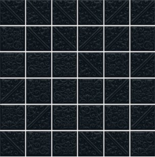 Настенная плитка Ла-Виллет 21025 черный 30.1x30.1 Kerama Marazzi