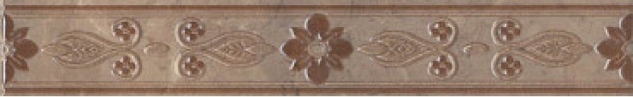 Бордюр настенный MLD/B06/6240 Мармион коричневый 6x40 Kerama Marazzi 