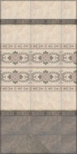 Бордюр настенный MLD/D05/6242 Мармион серый 5.4x25 Kerama Marazzi 