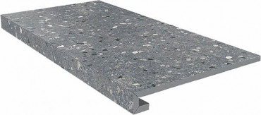 Фронтальная ступень Терраццо SG632820R/GCF клееная серый темный 33x60 Kerama Marazzi