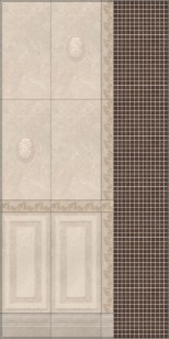 Настенная плитка Версаль 11130R беж панель обрезной 30x60 Kerama Marazzi