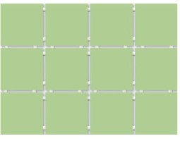Плитка Kerama Marazzi Конфетти зеленый 30х40 настенная 1214
