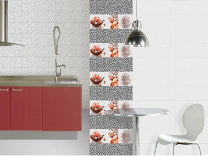 Бордюр Kerlife Mosaic Lux List. Lines Cacao Cristal 2.5x60