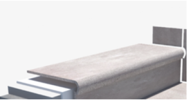 Бетон Грэй Степ Матт 32.5x120 / Beton Grey Step Matt 32.5x120 Seranit