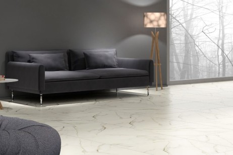 Керамогранит Royal Calacatta Parlak Nano Rectified 55012940RN 60x120 Kutahya Seramik