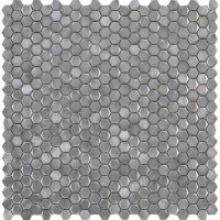 Мозаика Gravity Aluminium Hexagon Metal 30.7x30.4 L244008711 L Antic Colonial