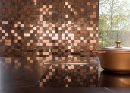Мозаика Metal Mosaico Brick Acero 2x4 29.5x28 L159800271 L Antic Colonial