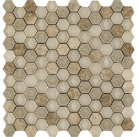 Мозаика L244006231 Aura Hexagon Creams 29x30x0.8 29x30 L Antic Colonial