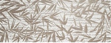 Настенная плитка Shui White Leaves 35x90 (La Platera)
