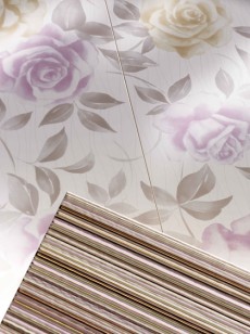 Декор Love Ceramic Tiles Secrets Wavy Pink Rett 22x75