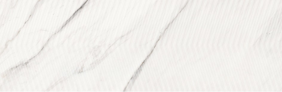 Плитка Mei Carrara Chic белый рельеф настенная 29x89 O-CCH-WTA052