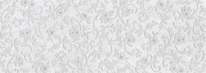 Плитка Metropol Aliza Art White 25x70 настенная R0000371