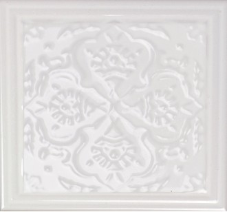 Декор Armonia C Blanco 15x15 Monopole Ceramica