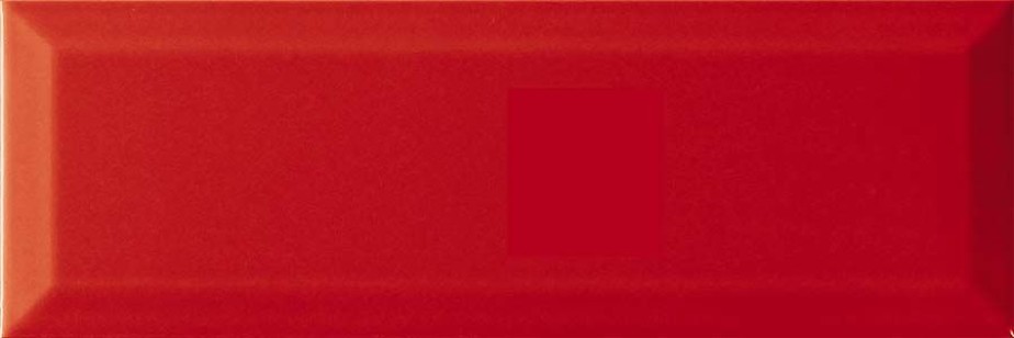 Настенная плитка Fresh Brillo Bisel Rojo 10x30 Monopole Ceramica