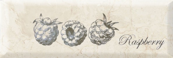 Декор Monopole Ceramica Fruit Mistral Raspberry 10x30