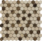Мозаика QS-Hex027-25P/10 30.5x30.5 Muare