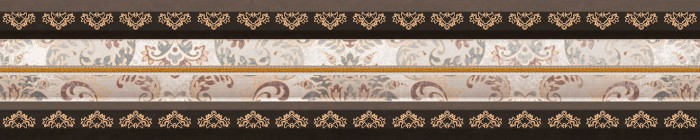 Бордюр SerenityMoldura Ravel Taupe 5x25 Navarti