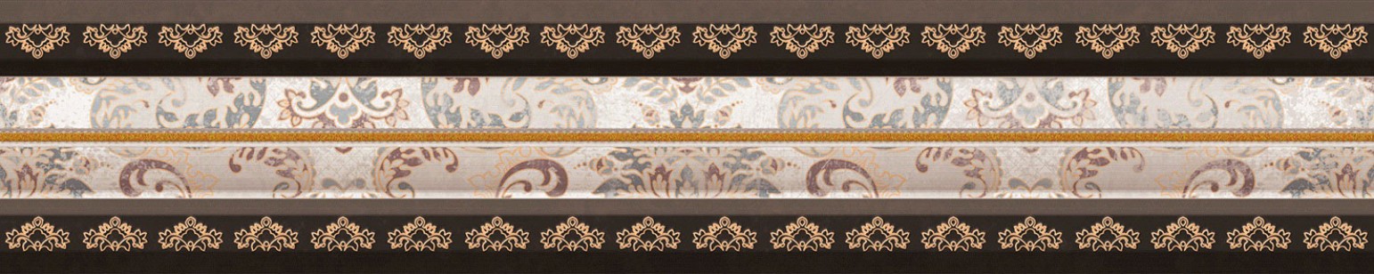 Бордюр SerenityMoldura Ravel Taupe 5x25 Navarti