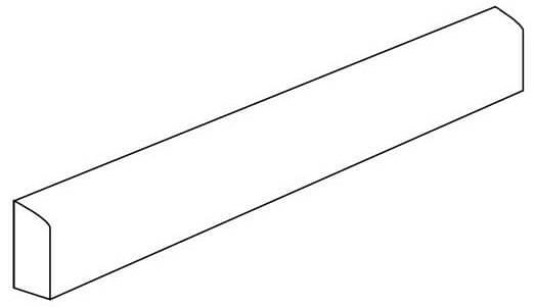 Плинтус 118799 Rhapsody Batt. White Fun Lev. 5.4x60 Naxos