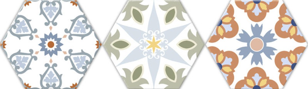 Керамогранит Oset Deco Versalles HEX Colours 20x24