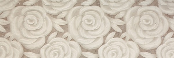 Плитка Porcelanite Dos 9535 Crema Relieve Rose Rectificado 30x90 настенная