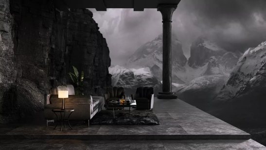 Керамогранит Prime Ceramics Rock Anthracite матовый 60x120