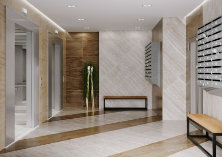 Керамогранит ProGRES Ceramica Травертино бежевый матовый 60x120 NR0332