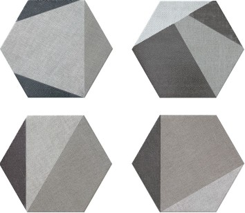 Керамогранит Hextangram Fabric Grey 33x28.5 Realonda Ceramica