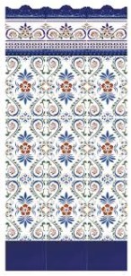 Бордюр Cenefa Granada 15x20 Ribesalbes Ceramica