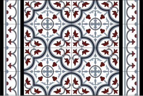 Декор Pasion Blanco 20x20 (Ribesalbes Ceramica)