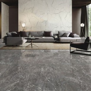 Керамогранит Romario Ceramics Cezanne Stone Dark Grey 90x90