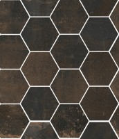 Мозаика CSAHOXBL01 Hexagon Oxidart Black 27x32.5 Sant Agostino