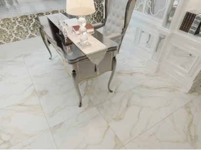 Керамогранит Steppe Ceramics Carrara White матовый 60x60 CA0H00M01