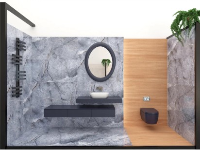 Керамогранит Manavgat Antacite Polished 6012048 60x120 Usak Seramik