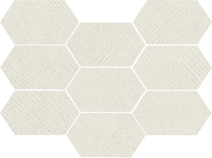 Мозаика 6000543 Segni Gesso Esag Mos 26x35 Vallelunga