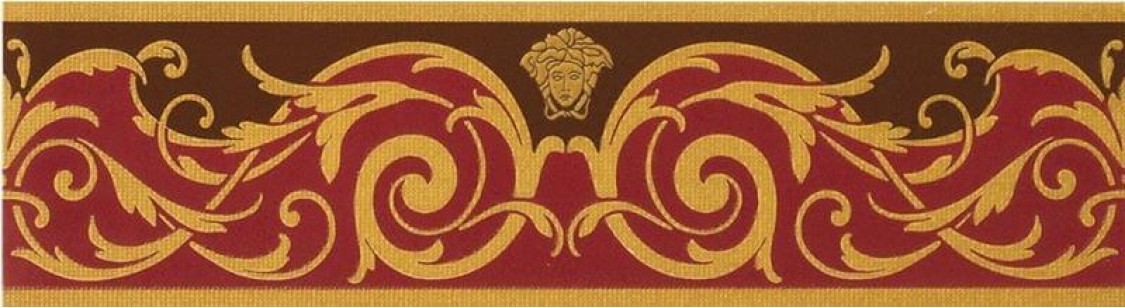 Бордюр Versace Vanitas Fascia Classica Rosso 39.4x11 37330