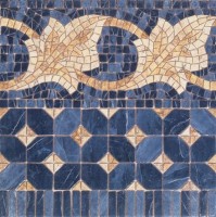 Декор Vives Ceramica Iliada Cenefa Midas Azul 43.5x43.5