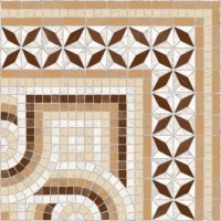 Декор Vives Ceramica Via Appia Cantonera Paxos Marron 43.5x43.5