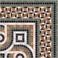 Декор Vives Ceramica Via Appia Cantonera Paxos Multicolor 43.5x43.5