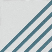 Керамогранит Boreal Dash Decor White Blue 18.5x18.5 (WOW)