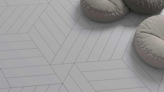 Керамогранит Hexa Floor Tiles R9 Ice White Matt 20x23 (WOW)
